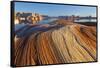 Utah. Weathering Pit Ridge at Lake Powell-Jaynes Gallery-Framed Stretched Canvas