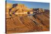 Utah. Weathering Pit Ridge at Lake Powell-Jaynes Gallery-Stretched Canvas