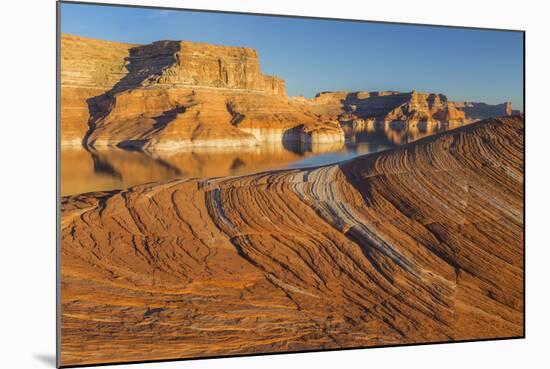 Utah. Weathering Pit Ridge at Lake Powell-Jaynes Gallery-Mounted Photographic Print