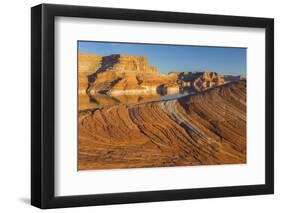 Utah. Weathering Pit Ridge at Lake Powell-Jaynes Gallery-Framed Photographic Print