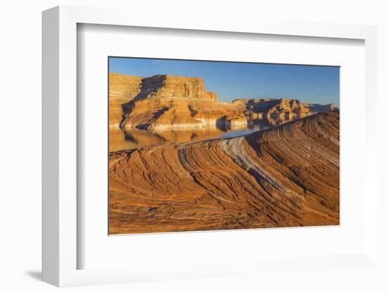 Utah. Weathering Pit Ridge at Lake Powell-Jaynes Gallery-Framed Photographic Print