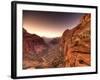 Utah, Zion National Park, from Canyon Overlook, USA-Alan Copson-Framed Photographic Print