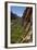 Utah, Zion National Park, Hikers Climbing Up West Rim Trail and Angels Landing-David Wall-Framed Photographic Print