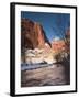 Utah, Zion National Park, Landscape by the North Fork Virgin River, Winter, USA-Walter Bibikow-Framed Photographic Print