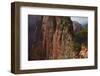 Utah, Zion National Park, Marrow Steep Hiking Track Leading to Angels Landing-David Wall-Framed Photographic Print