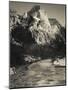 Utah, Zion National Park, Mountain Vista and North Fork Virgin River by Emerald Pools Area, USA-Walter Bibikow-Mounted Photographic Print