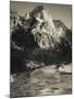 Utah, Zion National Park, Mountain Vista and North Fork Virgin River by Emerald Pools Area, USA-Walter Bibikow-Mounted Photographic Print