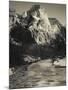 Utah, Zion National Park, Mountain Vista and North Fork Virgin River by Emerald Pools Area, USA-Walter Bibikow-Mounted Photographic Print