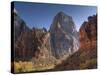 Utah, Zion National Park, the Great White Throne, USA-Alan Copson-Stretched Canvas