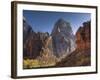 Utah, Zion National Park, the Great White Throne, USA-Alan Copson-Framed Photographic Print