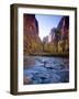 Utah, Zion National Park, the Narrows of North Fork Virgin River, USA-Alan Copson-Framed Photographic Print