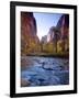 Utah, Zion National Park, the Narrows of North Fork Virgin River, USA-Alan Copson-Framed Photographic Print