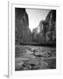 Utah, Zion National Park, the Narrows of North Fork Virgin River, USA-Alan Copson-Framed Premium Photographic Print