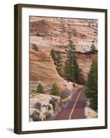 Utah, Zion National Park, USA-Alan Copson-Framed Photographic Print