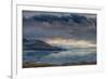 Utan, Antelope Island State Park. Clouds over a Wintery Great Salt Lake-Judith Zimmerman-Framed Photographic Print