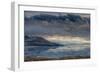 Utan, Antelope Island State Park. Clouds over a Wintery Great Salt Lake-Judith Zimmerman-Framed Photographic Print