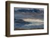 Utan, Antelope Island State Park. Clouds over a Wintery Great Salt Lake-Judith Zimmerman-Framed Photographic Print