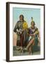 Ute Chief and Squaw-null-Framed Art Print