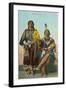 Ute Chief and Squaw-null-Framed Art Print