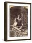 Ute Man with Dog, c1874-John K. Hillers-Framed Giclee Print