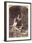 Ute Man with Dog, c1874-John K. Hillers-Framed Giclee Print