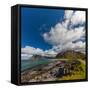 Utekleiv Beach, Lofoten Islands, Norway-David Broadbent-Framed Stretched Canvas