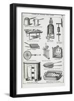 Utensils For Broiling - Meat Screen, Including Various Grills-Isabella Beeton-Framed Giclee Print