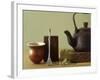 Utensils for Chimarrao: Silver Straw, Infusing Bowl-Ricardo De Vicq De Cumptich-Framed Photographic Print