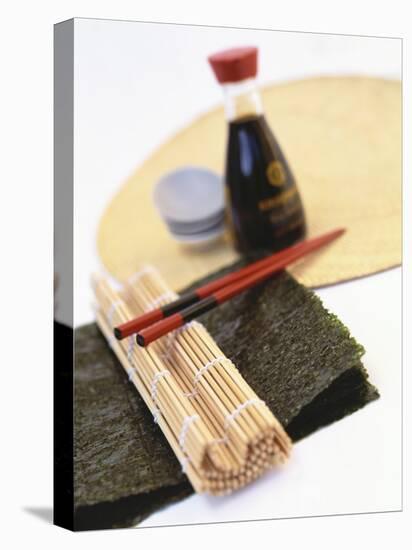 Utensils for Preparing Sushi-Peter Medilek-Stretched Canvas