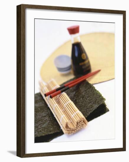 Utensils for Preparing Sushi-Peter Medilek-Framed Photographic Print
