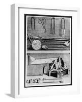 Utensils of a Glass Blower-null-Framed Giclee Print