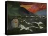 Utha Emerging From the Sea by William Blake-William Blake-Stretched Canvas