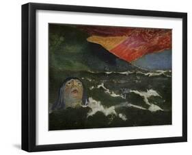 Utha Emerging From the Sea by William Blake-William Blake-Framed Giclee Print