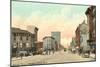 Utica's Busy Corner, Utica, New York-null-Mounted Art Print