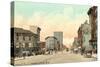 Utica's Busy Corner, Utica, New York-null-Stretched Canvas