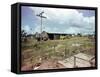 Utility Buildings at the People's Temple Agricultural Project, in Jonestown, Guyana, 1978-null-Framed Stretched Canvas