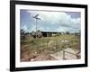 Utility Buildings at the People's Temple Agricultural Project, in Jonestown, Guyana, 1978-null-Framed Photo