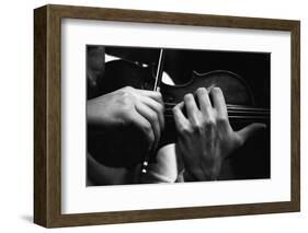 Uto Ughi Playing-Mario de Biasi-Framed Photographic Print