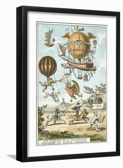 Utopias of Aerial Navigation in the Last Century-null-Framed Giclee Print