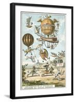 Utopias of Aerial Navigation in the Last Century-null-Framed Giclee Print