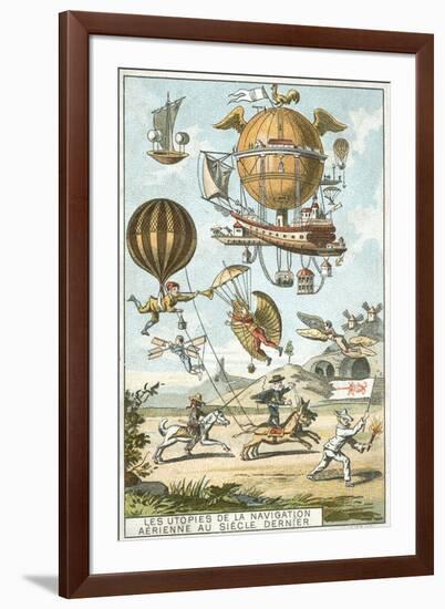 Utopias of Aerial Navigation in the Last Century-null-Framed Giclee Print