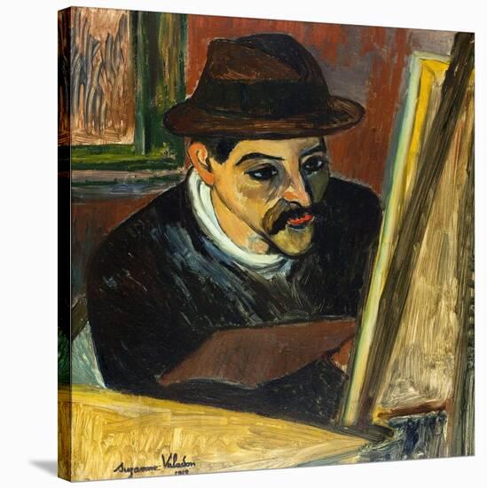 Utrillo devant son chevalet-Suzanne Valadon-Stretched Canvas