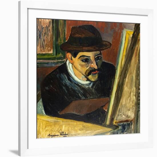 Utrillo devant son chevalet-Suzanne Valadon-Framed Giclee Print