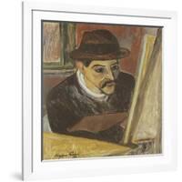 Utrillo devant son chevalet-Suzanne Valadon-Framed Giclee Print