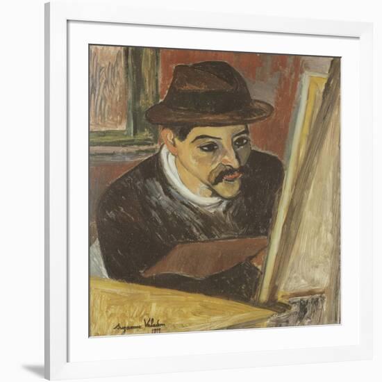 Utrillo devant son chevalet-Suzanne Valadon-Framed Giclee Print