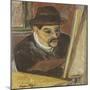 Utrillo devant son chevalet-Suzanne Valadon-Mounted Giclee Print