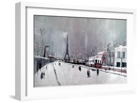 Utrillo: Eiffel Tower-Maurice Utrillo-Framed Giclee Print