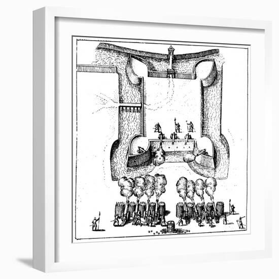 Utriusque Cosmi Historia, 1517-19-Robert Fludd-Framed Giclee Print