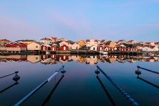 Rowboat on a Smooth, Misty Lake-Utterström Photography-Photographic Print