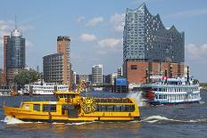 Elbfahre Ferry and Harbour Cruise in Front of the Elbe Philharmonic Hall-Uwe Steffens-Photographic Print